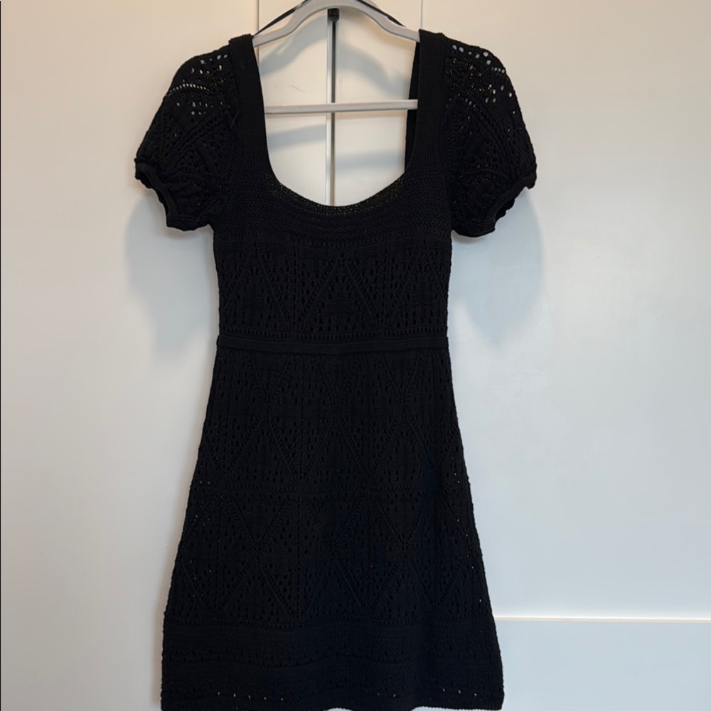 ZARA Black Knit Dress
